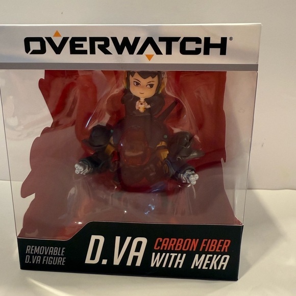 U.C.C. Distributing Overwatch D.VA Carbon Fiber with Meka Figurine NWT - Picture 2 of 6
